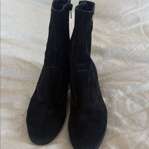 Vintage Salvatore Ferragamo Black Ankle Boots